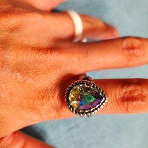 Ava Ro sterling silver Swarovski ring 7